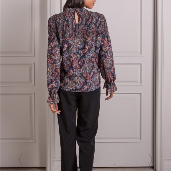 SENLIS long sleeve blouse NWOT - Picture 2 of 2